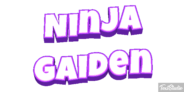 Ninja Gaiden Effetto testo
