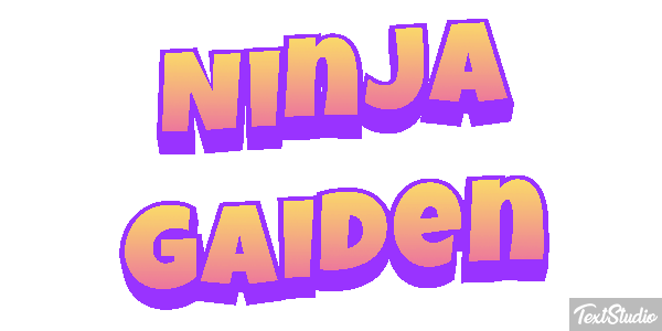 Ninja Gaiden Effetto testo