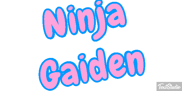 Ninja Gaiden Effetto testo