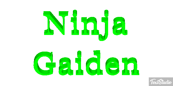 Ninja Gaiden Effetto testo