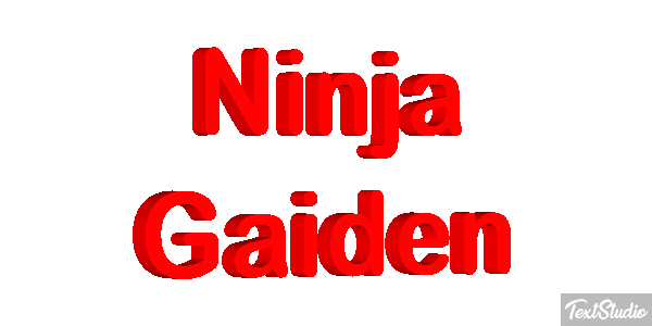 Ninja Gaiden Effetto testo