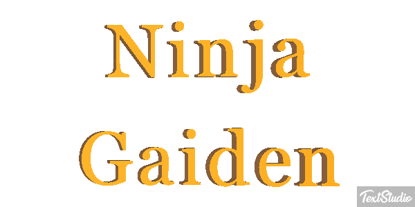 Ninja Gaiden Effetto testo