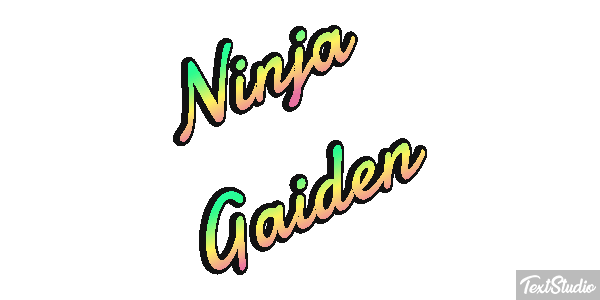 Ninja Gaiden Effetto testo