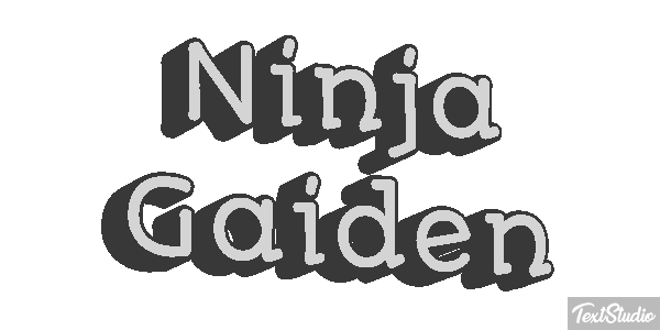 Ninja Gaiden Effetto testo