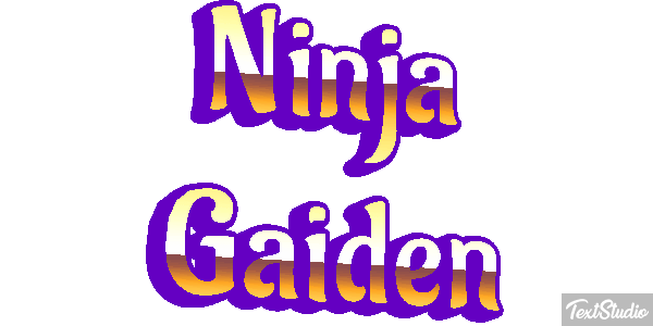 Ninja Gaiden Effetto testo