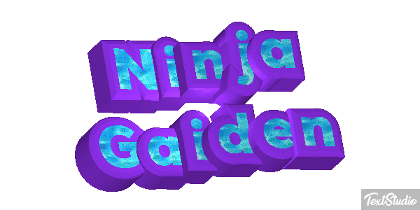 Ninja Gaiden Effetto testo