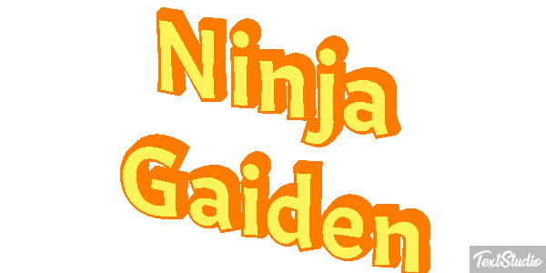 Ninja Gaiden Effetto testo