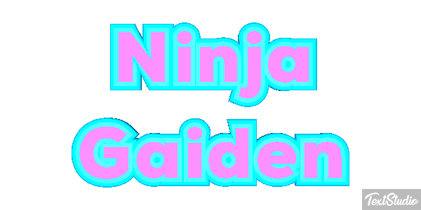 Ninja Gaiden Effetto testo