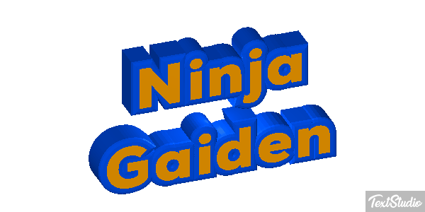 Ninja Gaiden Effetto testo