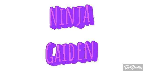 Ninja Gaiden Effetto testo