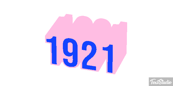 1921 Texteffekt