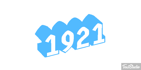 1921 Texteffekt