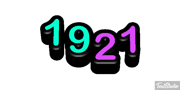 1921 Texteffekt