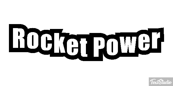 Rocket Power Text effect