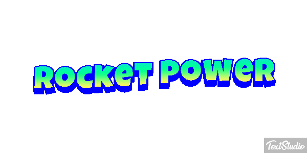 Rocket Power Text effect