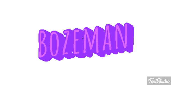 Bozeman Text effect