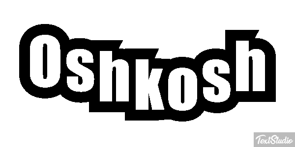 Oshkosh Efekt tekstowy