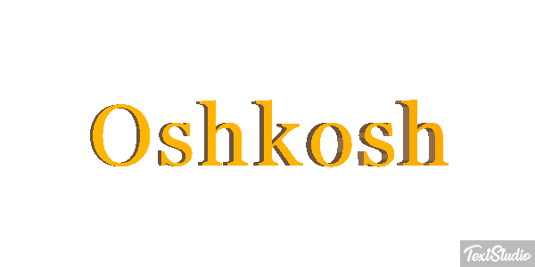 Oshkosh Efekt tekstowy
