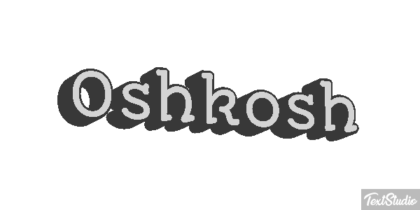 Oshkosh Efekt tekstowy