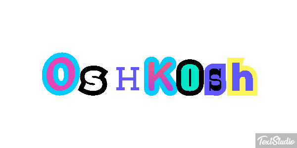 Oshkosh Efekt tekstowy