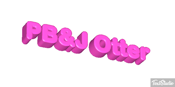 PB&J Otter Efecto de texto