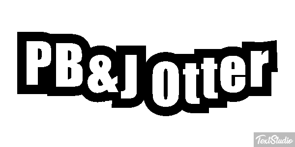 PB&J Otter Efecto de texto