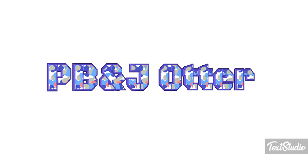 PB&J Otter Efecto de texto