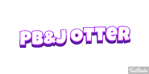 PB&J Otter Efecto de texto