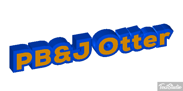 PB&J Otter Efecto de texto