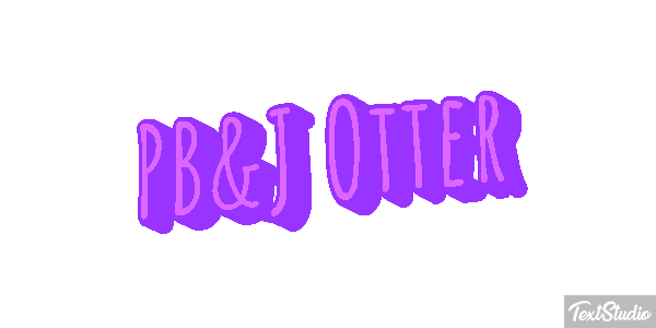 PB&J Otter Efecto de texto