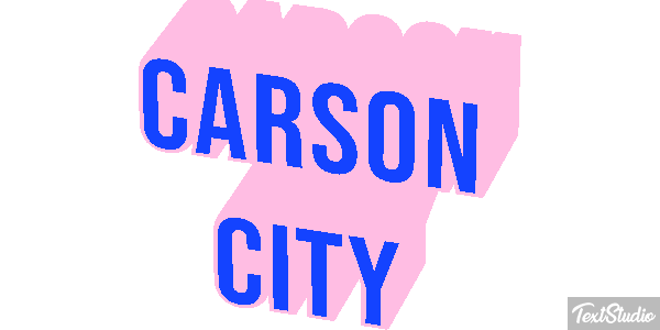 Carson City Efekt tekstowy