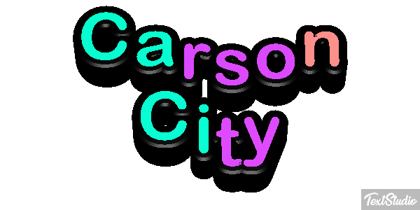 Carson City Efekt tekstowy