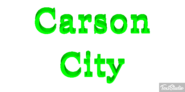 Carson City Efekt tekstowy