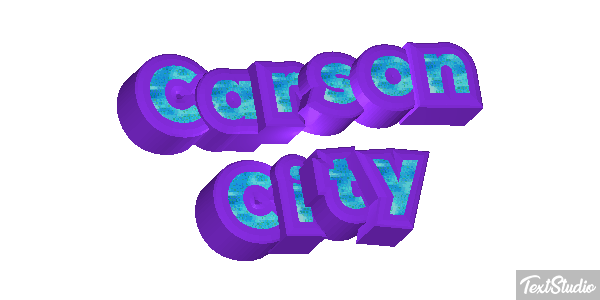 Carson City Efekt tekstowy