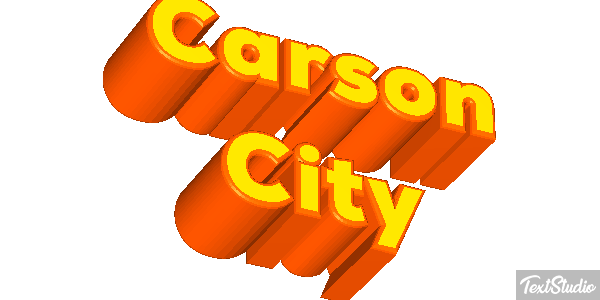 Carson City Efekt tekstowy