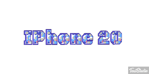 IPhone 20 Efeito do texto