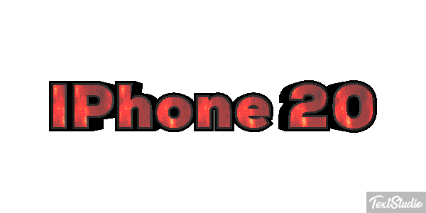 IPhone 20 Efeito do texto