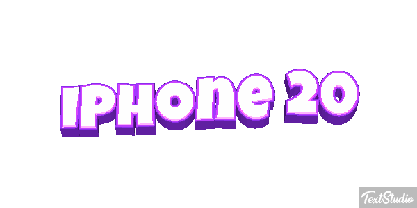 IPhone 20 Efeito do texto