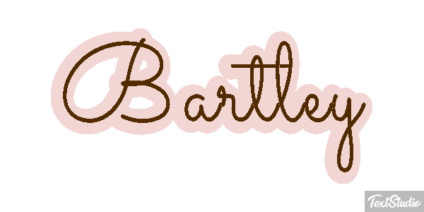 Bartley Текстовый эффект