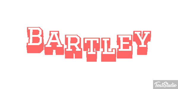 Bartley Текстовый эффект