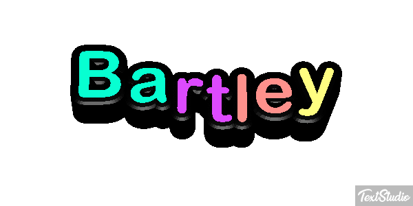 Bartley Текстовый эффект