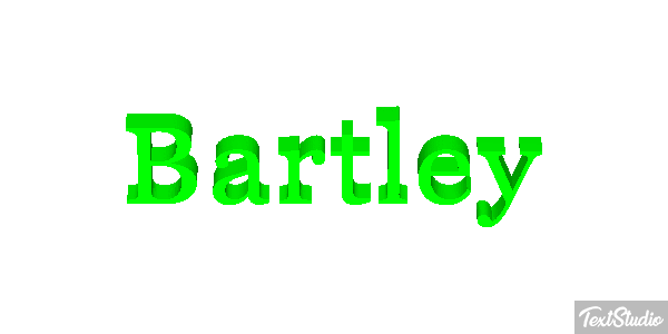Bartley Текстовый эффект