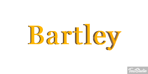 Bartley Текстовый эффект