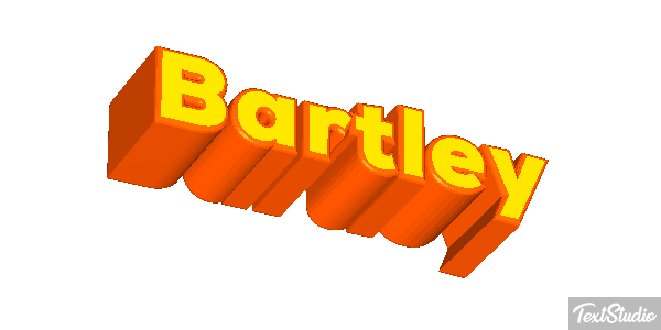 Bartley Текстовый эффект