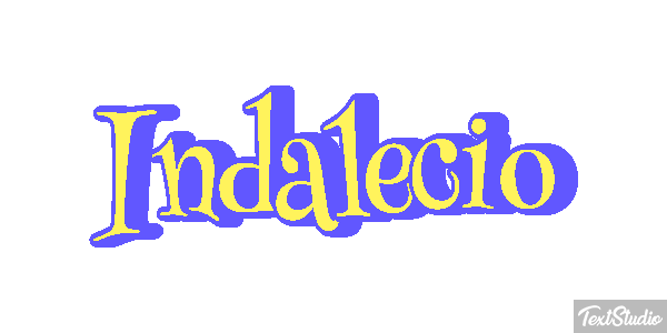 Indalecio Текстовый эффект