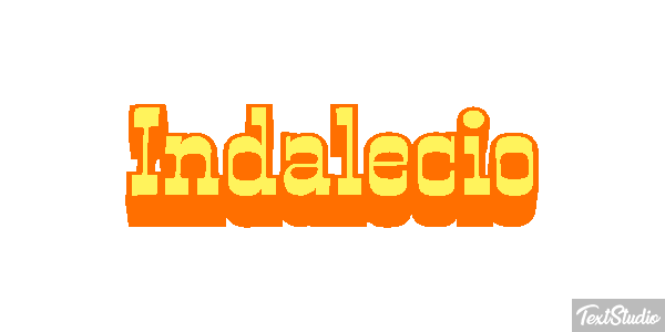 Indalecio Текстовый эффект