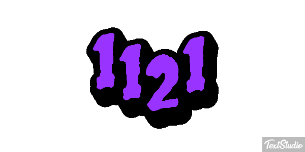 1121 Text effect