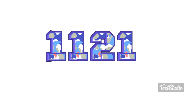 1121 Text effect