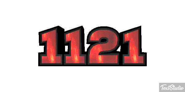 1121 Text effect