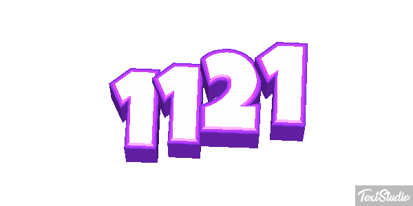 1121 Text effect